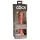 King Cock Elite 7 - dildo med sugkopp och fjärrkontroll 18 cm - natur
