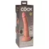 King Cock Elite 7 - dildo med sugkopp och fjärrkontroll 18 cm - natur
