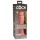 King Cock Elite 8 - dildo med sugkopp och vibrator - 20 cm - natur