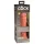 King Cock Elite 8 - realistisk vibrator 20 cm - mörk hudfärg