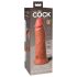 King Cock Elite 8 - Naturtrogen Dildo 20 cm (mörk naturlig)
