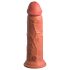 King Cock Elite 8 - Naturtrogen Dildo 20 cm (mörk naturlig)