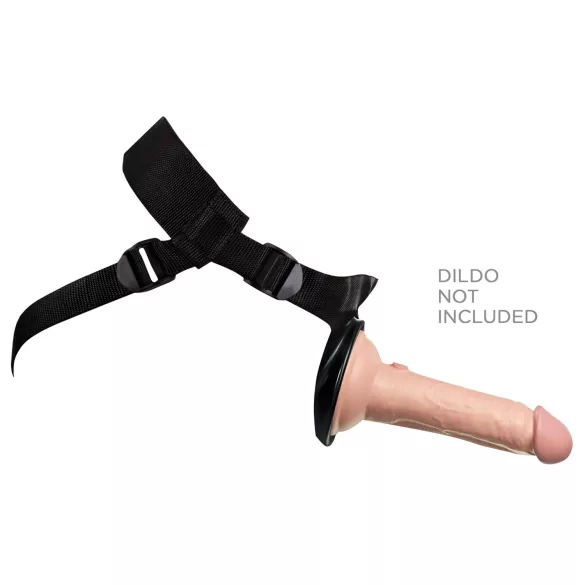 King Cock Elite - strap-on trosor - justerbar - svart