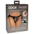 King Cock Elite - strap-on trosor - bekväm design - brun