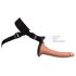 King Cock Elite Bekväm Body Dock - bärbar strap-on (brun)