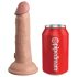 King Cock Elite Beginner's - påspänningsbar dildo (natur)
