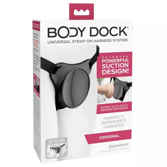 Body Dock OG - påsättningsbar botten till sugkopp (svart)