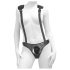 Body Dock - Svart strap-on med axelremar