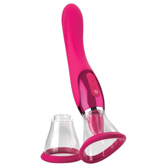 JimmyJane Apex - Tungan 2-i-1 vibrator (rosa)