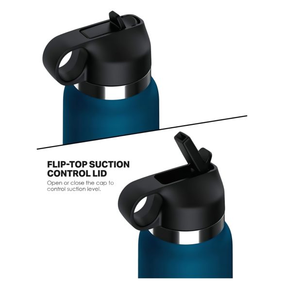 Fuck Flask Private Pleaser - masturbator i flaska - blå/brun