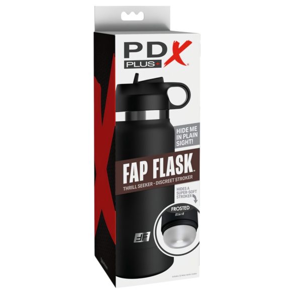Fap Flask Thrill Seeker - masturbator i flaska - svart