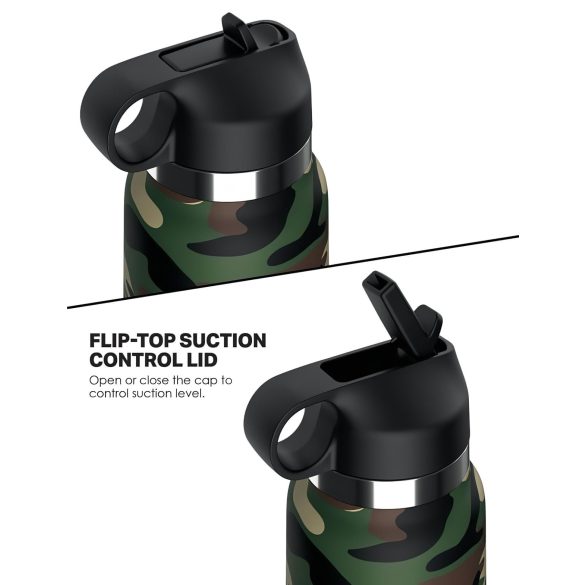 Fap Flask Happy Camper - masturbator i flaska - grön/svart