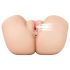 PDX Elite - sugande, vibrerande 2-i-1 masturbator (naturlig)