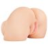 PDX Elite - vibrerande 2-i-1 mastubator (naturell)