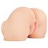 PDX Elite - vibrerande 2-i-1 mastubator (naturell)