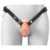 X-TENSION Elite - Ihålig påspänningsbar dildo (natur)