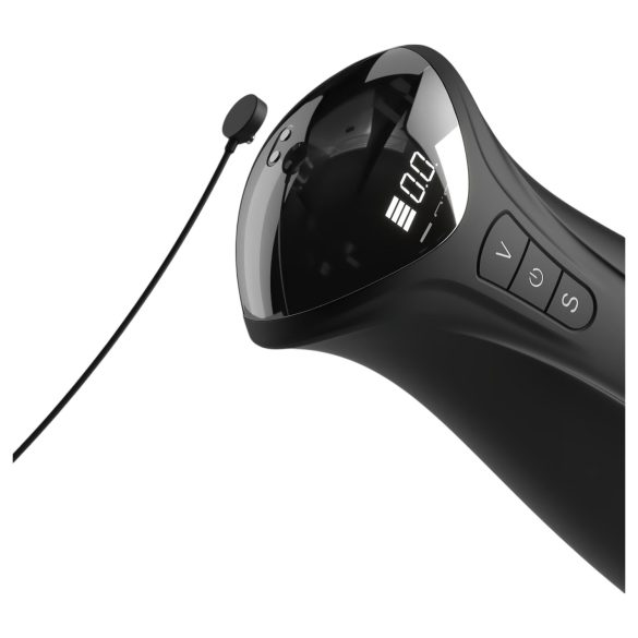 PDX Elite - masturbator med sug och vibration - svart