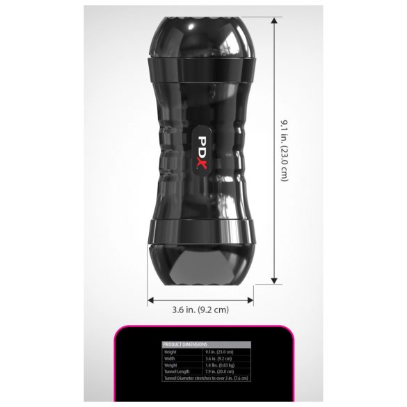 PDX Extreme - realistisk vaginamasturbator - XXL naturfärg