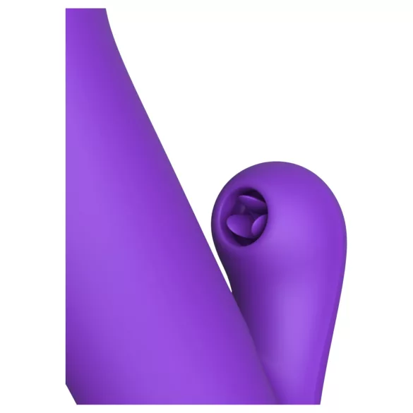 Fantasy For Her - 2‑i‑1 stötande vibrator och klitorisstimulator (lila)