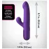 Fantasy For Her - 2‑i‑1 stötande vibrator och klitorisstimulator (lila)