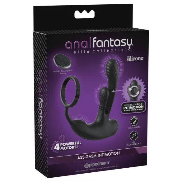 Anal Fantasy Ass-Gasm IntiMotion - anal- och prostatavibrator (svart)