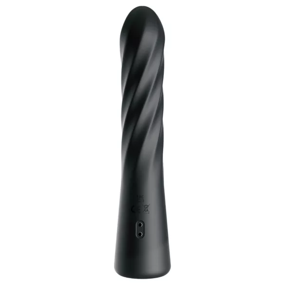 Anal Fantasy Twist Ecstasy - roterande-stötande analvibrator (svart)