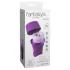 Fantasy For Her Lush Kiss Plush - sug- och tungvibrator för klitoris (lila)