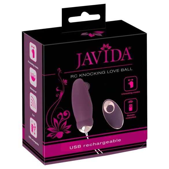 Javida - trådlöst pulserande ägg (lila)
