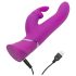 Happyrabbit Power Motion - vattentät stötdildo (lila)