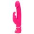 Happyrabbit - rabbitvibrator med klitorisstimulans - vattentät - rosa