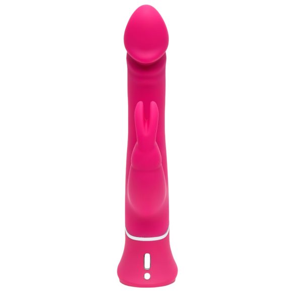Happyrabbit - rabbitvibrator med klitorisstimulans - vattentät - rosa