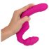 Stroplös Strap-On - påsättbar vibrator (rosa)