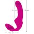 Stroplös Strap-On - påsättbar vibrator (rosa)