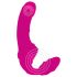 Stroplös Strap-On - påsättbar vibrator (rosa)