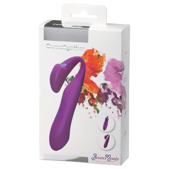 BeauMents Come2gether - laddningsbar, vattentät parvibrator (lila)