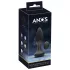 ANOS - roterande analvibrator med pärlor - svart
