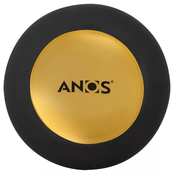 ANOS - roterande analvibrator med pärlor - svart