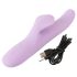 SMILE Thrusting - roterande och stötande vibrator med klitorisstimulator (lila)
