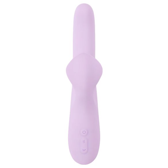 SMILE Thrusting - roterande och stötande vibrator med klitorisstimulator (lila)