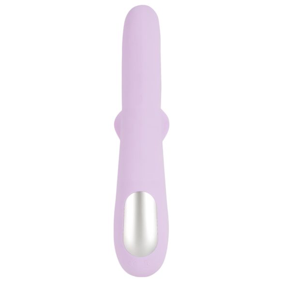 SMILE Thrusting - roterande och stötande vibrator med klitorisstimulator (lila)