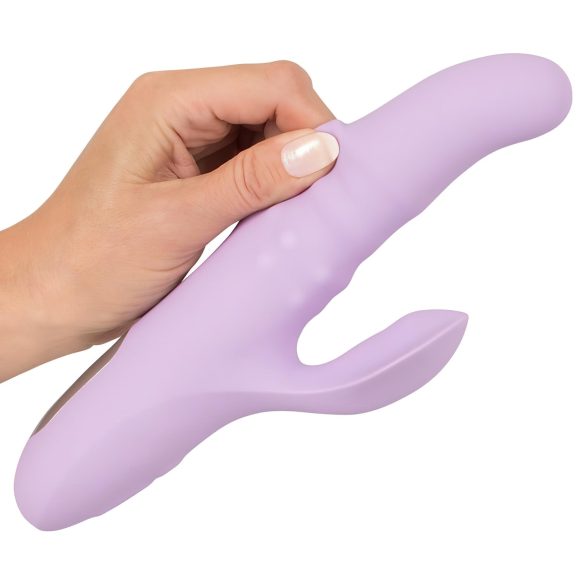 SMILE Thrusting - roterande och stötande vibrator med klitorisstimulator (lila)