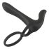 Black Velvet - laddningsbar 2-i-1 parvibrator & penisring (svart)