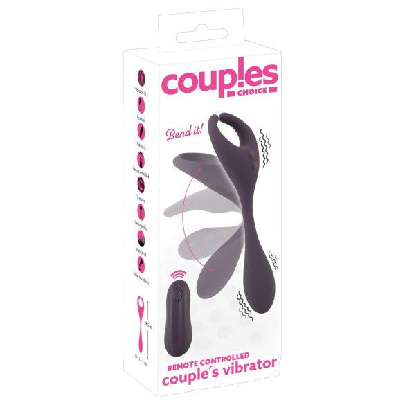 Couples Choice - dubbela motorer vibrator lila