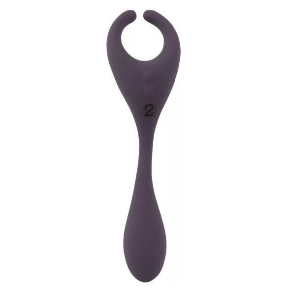Couples Choice - parvibrator dubbelmotor uppladdningsbar fjärrkontroll lila