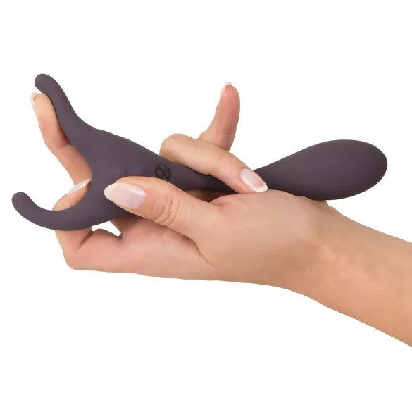 Couples Choice - parvibrator dubbelmotor uppladdningsbar fjärrkontroll lila
