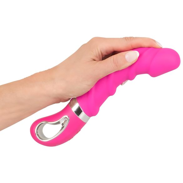 SMILE Soft - uppladdningsbar vibrator med värmefunktion - silikon rosa