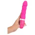 SMILE Soft - uppladdningsbar vibrator med värmefunktion - silikon rosa