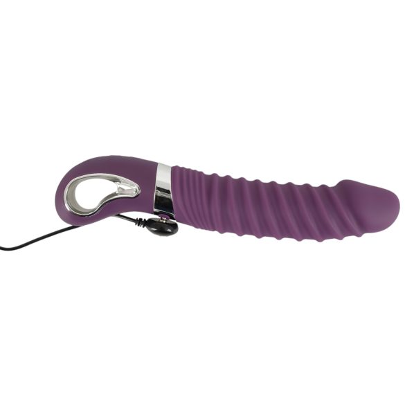 SMILE Soft - uppladdningsbar vibrator med värme - silikon lila
