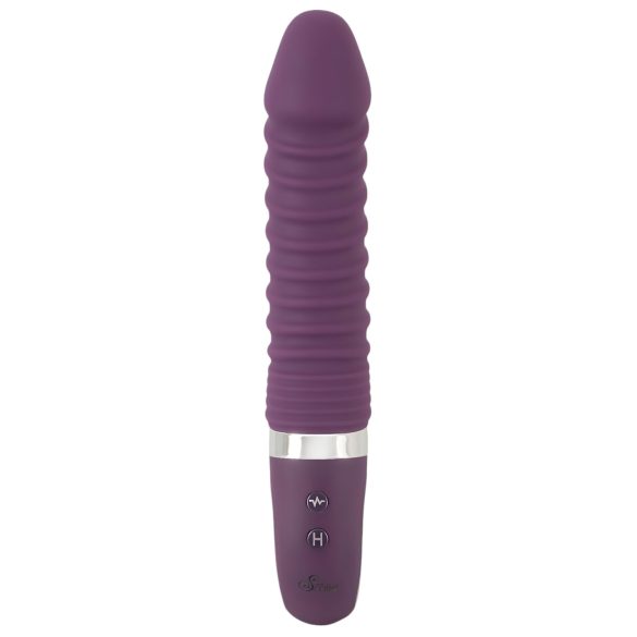 SMILE Soft - uppladdningsbar vibrator med värme - silikon lila