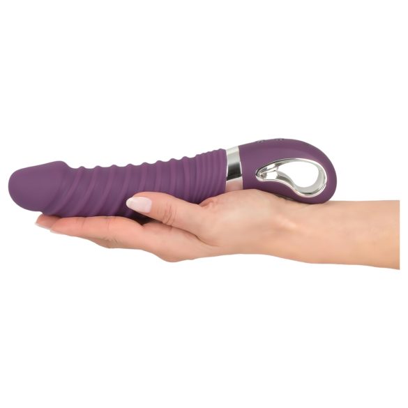 SMILE Soft - uppladdningsbar vibrator med värme - silikon lila